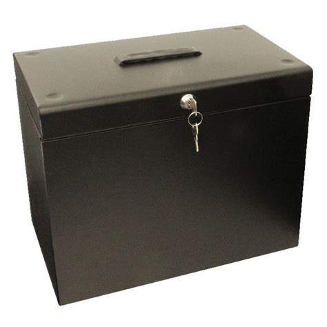 large locking metal storage box|lockable metal boxes medium.